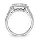 14K White Gold Lab Grown Diamond VS/SI FGH Semi-mount Engagement Rin RM9086E-100-WLG