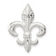 Sterling Silver Fleur De Lis Slide QP1961
