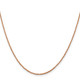 14K Rose Gold 20 inch 1.10mm Ropa with Spring Ring Clasp Chain RSC27-20