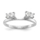 14K White Gold Lab Grown Diamond VS/SI FGH Wrap RM3071B-028-WLG