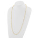 14K Polished and Textured Fancy Link Necklace SF3019-31