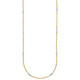 14K Two-tone Diamond-cut Mini Bar Links Fancy Necklace SF2953-18