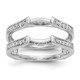 14K White Gold Lab Grown Diamond VS/SI FGH Guard RM3123B-033-7WLG