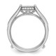 14K White Gold Lab Grown Diamond VS/SI FGH Guard RM3123B-033-7WLG