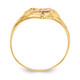 10k Two-Tone Amor 15 Heart Ring 10R99