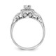 14K White Gold Eternal Promise Lab Grown VS/SI FGH Dia Halo Complete Ring RM5978E-033-CWLG