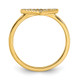 14k Polished Diamond Triangle Ring RM6856-010-YA