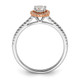 14K Two-Tone Eternal Promise Lab Grown VS/SI FGH Dia Halo Complete Ring RM6041E-033-CWRLG