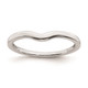 10k White Gold Contoured Wedding Band RM6391B-0W