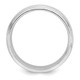 Sterling Silver Rhodium-plated 7mm Brushed Fancy Band Size 9.5 QWB112BRH-9.5