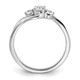 14K White Gold Lab Grown Diamond VS/SI FGH Petite Engagement Ring RM7273E-020-WLG