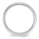 Sterling Silver Rhodium-plated 6mm Brushed Fancy Band Size 8.5 QWB116BRH-8.5