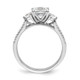 14K White Gold Lab Grown Diamond VS/SI FGH Semi-Mount Eng Ring RM7842E-100-WLG