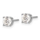 14kw 1.00ct SI3 G-I Diamond Stud Thread on/off Post Earrings ST3-100W