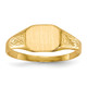 14k 7.0x8.5mm Open Back Signet Ring RS345