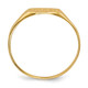 14k 7.0x8.5mm Open Back Signet Ring RS345