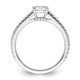 14K White Gold Lab Grown VS/SI FGH Dia Shared Prong Complete Engagement Rin RM9464E-050-CWLG