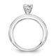 14K White Gold Lab Grown Diamond VS/SI FGH Complete Engagement Ring RM2663E-050-6CWLG