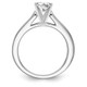 14K White Gold Lab Grown Diamond VS/SI FGH Peg Set Semi-mount Eng Ri RM2669E-050-7WLG