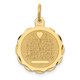 14k Love Sentinment Engraveable Charm XAC494