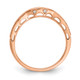 14K Rose Gold Lab Grown Diamond VS/SI FGH Contoured Wedding Band RM5897B-025-CRLG