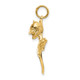 14k CZ Rose Charm A9014