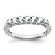 Sterling Silver Rhodium-plated White Topaz and Diamond Ring RM7411-WT-001-SSA-6