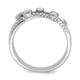 14K White Gold Lab Grown Diamond VS/SI FGH Criss Cross Ring RM7969-025-WLG