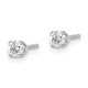 14kw .30ct I2 K-L Diamond Stud Push-on Post Earrings ST1-30W
