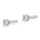 14kw .10ct I2 K-L Diamond Stud Push-on Post Earrings ST1-10W