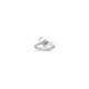 Sterling Silver Rhodium-plated Family Jewelry Ring XMR13/2SS-10