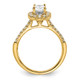 14ky Oval Halo Engagement Lab Grown Diamond VS/SI FGH Complete Ring RM2058E-050-7CYLG