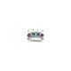 Sterling Silver Rhodium-plated Family Jewelry Mounting XMR65/4SSM-7