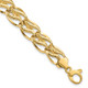 14K 8 inch Fancy Link Bracelet SF2110-8