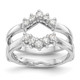 14K White Gold Lab Grown Diamond VS/SI FGH Guard RM3101B-035-7WLG