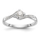 14K White Gold First Promise Lab Grown VS/SI FGH Dia Complete Promise/Eng R RM3140E-025-WLG