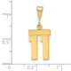 14k Small Polished Number 11 Charm SP11