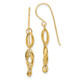 14K Oval Link Dangle Earrings TF2161