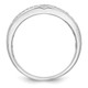14K White Gold 1/10 carat Diamond Complete Men's Band RM3510B-010-WAA