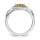 14k White w/Yellow Rhodium White and Champagne Diamond Ring RM5699-CH-033-WA