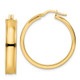 14K Polished Hoop Earrings TF2046