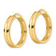 14K Polished Hoop Earrings TF2046