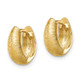 14K Textured Hoop Earrings TL1131