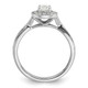 10K White Gold Eternal Promise Lab Grown VS/SI FGH Dia Halo Complete Ring RM6533E-033-C0WLG