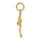14k Solid 3-Dimensional Stork Charm A7101