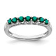 Sterling Silver Rhodium-plated Created Alexandrite and Diamond Ring RM7411-CA-001-SSA-6