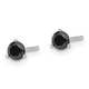 14k White Gold .40ct Black Diamond Stud Earrings STBK-40W