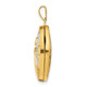 14k w/Rhodium 21mm Oval Guardian Angel Locket XL652
