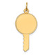 14k Plain .011 Gauge Engravable Key Charm XM253/11