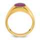 10k IBGoodman Men's Ruby Doublet Stone Complete Ring B52130-0YCR